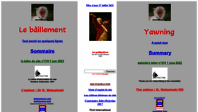 What Baillement.com website looked like in 2022 (1 year ago)