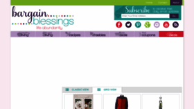 What Bargainblessings.com website looked like in 2022 (1 year ago)