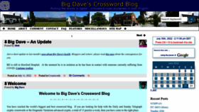 What Bigdave44.com website looked like in 2022 (1 year ago)