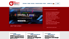 What Bvmw.de website looked like in 2022 (1 year ago)