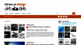 What Bicycledesign.net website looked like in 2022 (1 year ago)
