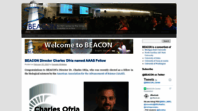 What Beacon-center.org website looked like in 2022 (1 year ago)