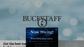 What Buckstaffbaths.com website looked like in 2022 (1 year ago)