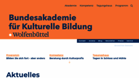 What Bundesakademie.de website looked like in 2022 (1 year ago)
