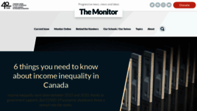 What Behindthenumbers.ca website looked like in 2022 (1 year ago)