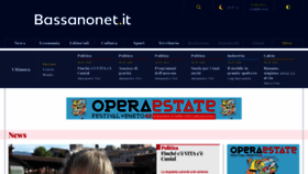 What Bassanonet.it website looked like in 2022 (3 years ago)