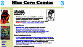 What Bluecorncomics.com website looked like in 2022 (1 year ago)