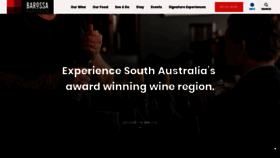 What Barossa.com website looked like in 2022 (1 year ago)