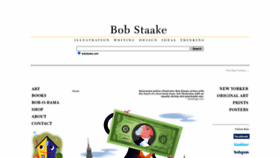 What Bobstaake.com website looked like in 2022 (1 year ago)