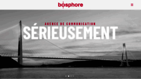 What Bosphore.fr website looked like in 2022 (1 year ago)