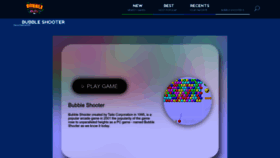 What Bubble-shooter.co website looked like in 2022 (1 year ago)