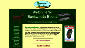 What Backwoodsbound.com website looked like in 2022 (1 year ago)