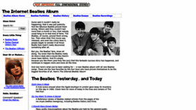 What Beatlesagain.com website looked like in 2022 (1 year ago)