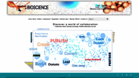 What Bioscience.org website looked like in 2022 (1 year ago)