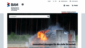 What Bam.de website looked like in 2022 (2 years ago)