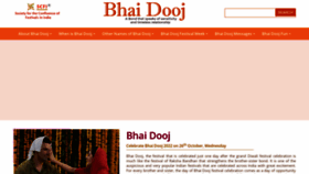 What Bhaidooj.org website looked like in 2022 (1 year ago)