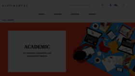 What Bloomsburyacademic.com website looked like in 2022 (1 year ago)