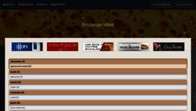 What Boulangerie.net website looked like in 2022 (1 year ago)