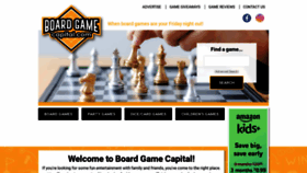 What Boardgamecapital.com website looked like in 2022 (1 year ago)