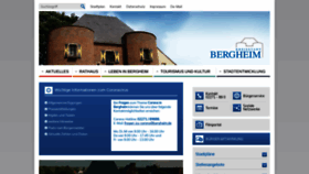 What Bergheim.de website looked like in 2022 (1 year ago)