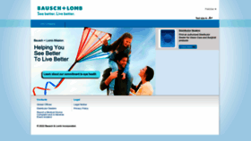 What Bausch.pk website looked like in 2022 (1 year ago)