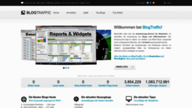 What Blogtraffic.de website looked like in 2022 (1 year ago)