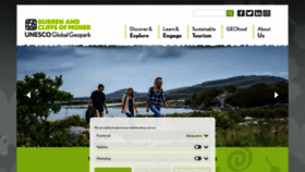 What Burrengeopark.ie website looked like in 2022 (1 year ago)