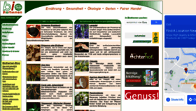 What Biothemen.de website looked like in 2022 (4 years ago)