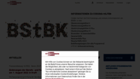 What Bstbk.de website looked like in 2022 (1 year ago)