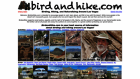 What Birdandhike.com website looked like in 2022 (1 year ago)