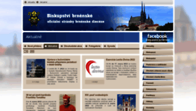 What Biskupstvi.cz website looked like in 2022 (1 year ago)