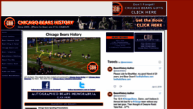 What Bearshistory.com website looked like in 2022 (1 year ago)