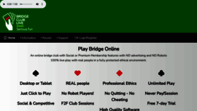 What Bridgeclublive.com website looked like in 2022 (1 year ago)