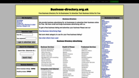 What Business-directory.org.uk website looked like in 2022 (1 year ago)