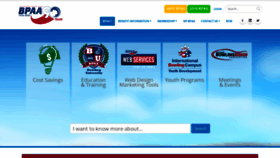 What Bpaa.com website looked like in 2022 (1 year ago)