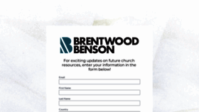 What Brentwoodbenson.com website looked like in 2022 (1 year ago)