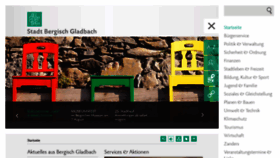 What Bergischgladbach.de website looked like in 2022 (1 year ago)
