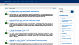 What Bookmarking1.com website looked like in 2022 (1 year ago)