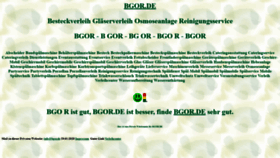 What Bgor.de website looked like in 2022 (1 year ago)