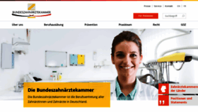 What Bzaek.de website looked like in 2022 (3 years ago)