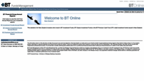 What Btonline.co.nz website looked like in 2022 (1 year ago)