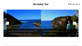 What Becomingyou.co.za website looked like in 2022 (1 year ago)