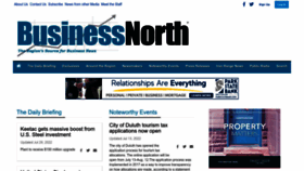 What Businessnorth.com website looked like in 2022 (1 year ago)