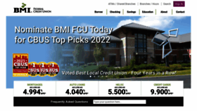 What Bmifcu.org website looked like in 2022 (1 year ago)