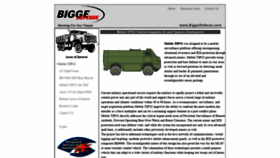 What Biggedefense.com website looked like in 2022 (1 year ago)