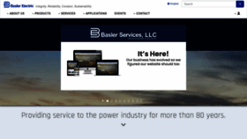 What Basler.com website looked like in 2022 (1 year ago)
