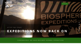 What Biosphere-expeditions.org website looked like in 2022 (1 year ago)