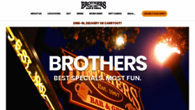 What Brothersbar.com website looked like in 2022 (1 year ago)