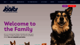 What Barcs.org website looked like in 2022 (1 year ago)