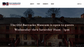What Barracks.org website looked like in 2022 (1 year ago)